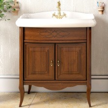 Opadiris Тумба напольная с раковиной Лоренцо 80 см, светлый орех