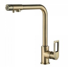 Смеситель для кухни ViEiR Kitchen 345 мм, с подключением к фильтру, бронза V15008D