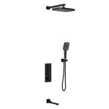 Vincea Встраиваемая душевая система с термостатом, черная матовая VSFW-433T1MB