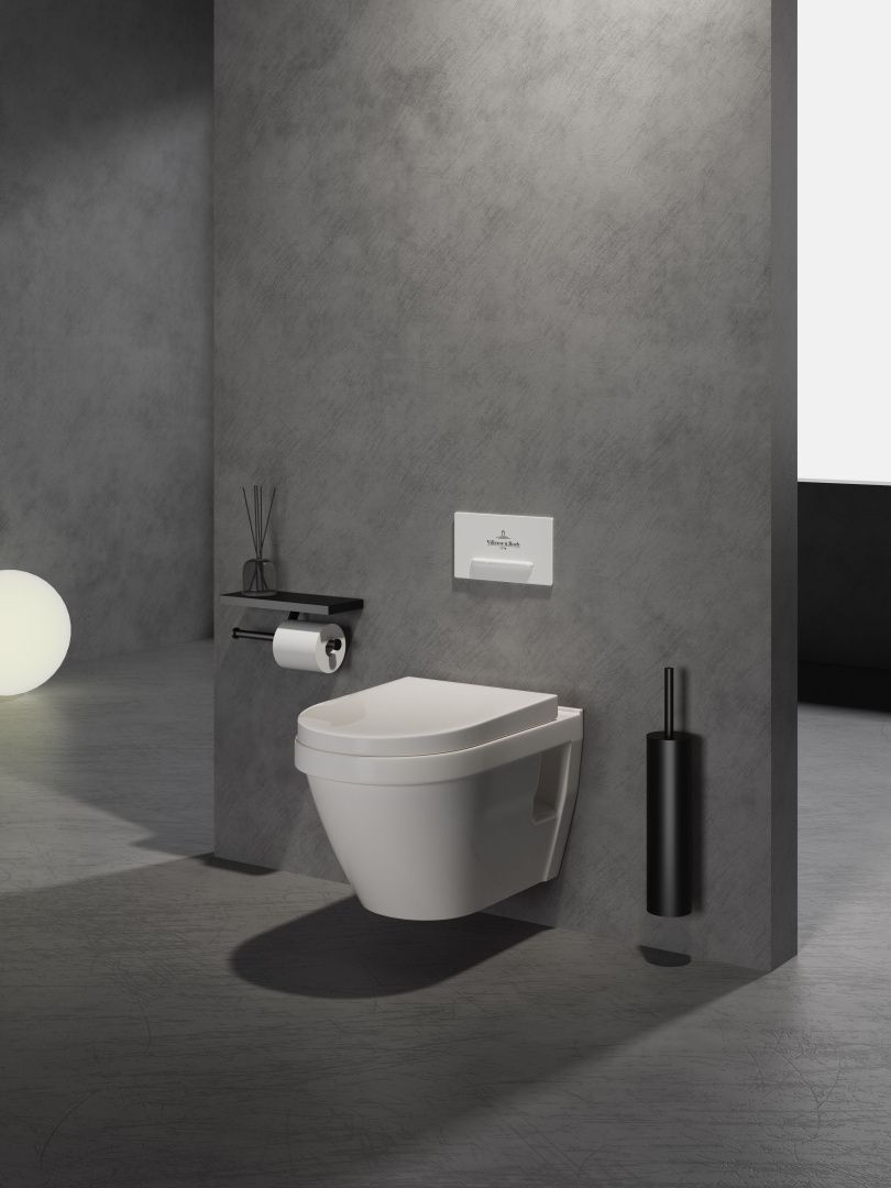 Приобрести туалетный ершик в комплекте wonzon & woghand, черный матовый (ww-v4601-mb)