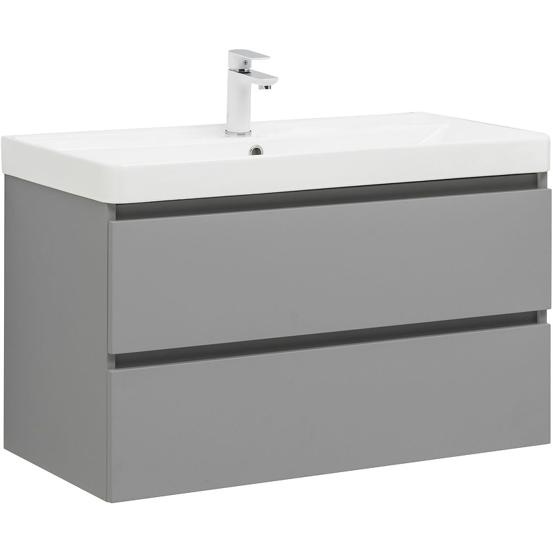 Приобрести aquanet тумба с раковиной вега 90 см, мисти грин