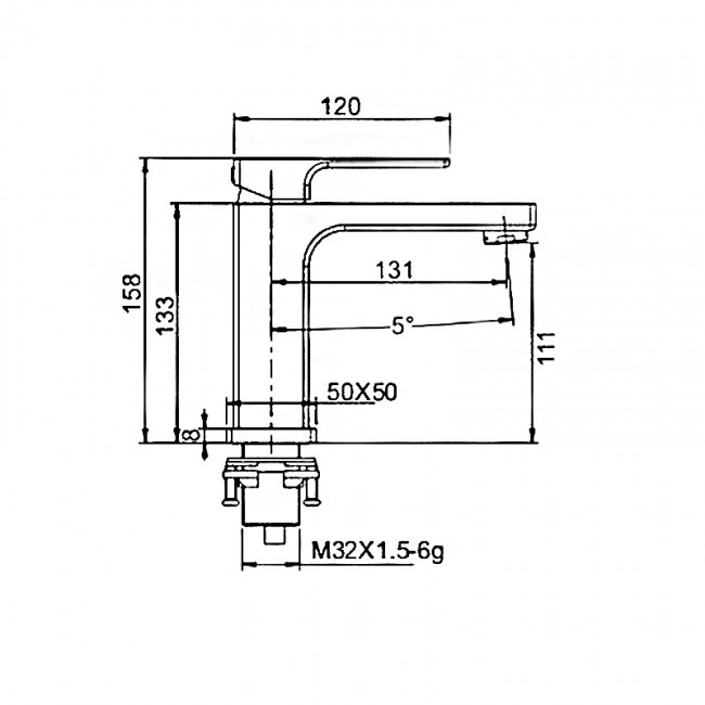 Приобрести gappo смеситель для раковины g1018, хром 97607