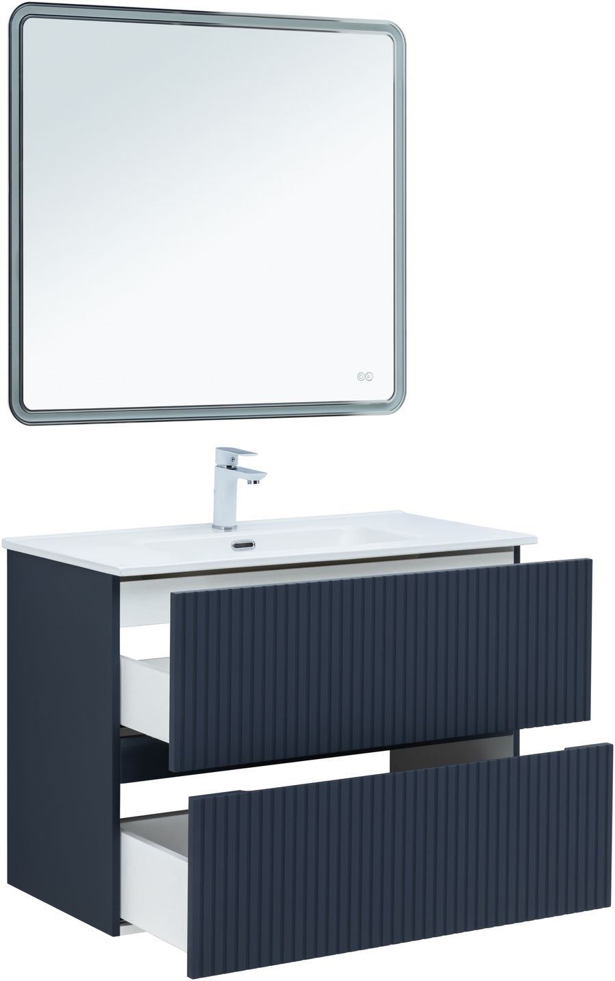 Приобрести aquanet тумба с раковиной джейн 90 см, маренго