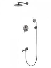 Душевая система встраиваемая WONZON & WOGHAND STEAM, Темный графит (WW-88939008-BGM)