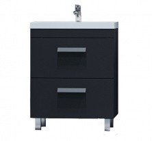 Тумба напольная с раковиной Velvex Orlando 70 см графит tnORL.70-232