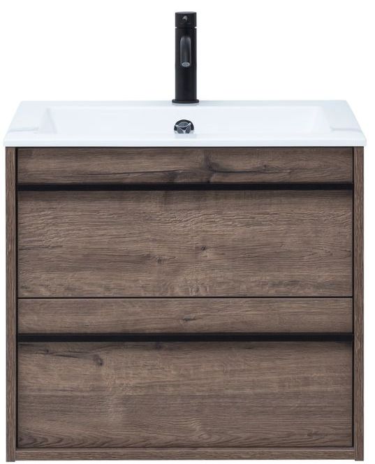 Приобрести aquanet тумба с раковиной lino 60 см, дуб веллингтон