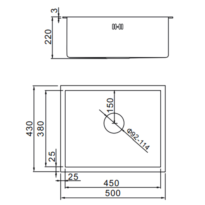 Приобрести gerhans кухонная мойка 50х43 см, золото