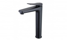 LEMARK Смеситель для раковины Bronx, высокий, черный LM3709BL