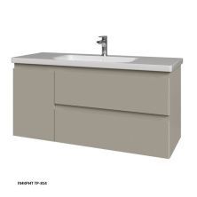 Caprigo Тумба с раковиной FORTE 120 см, левая, пикрит