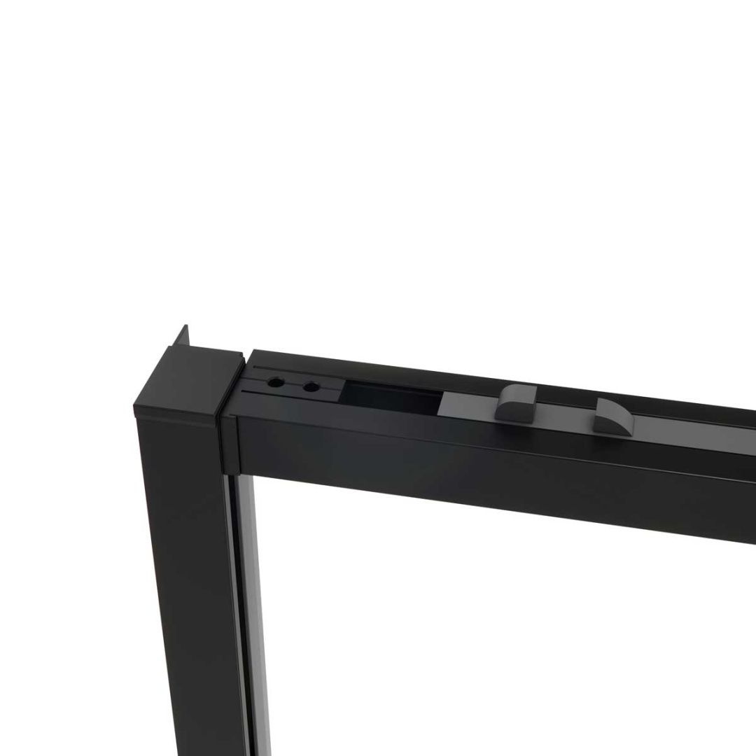 Приобрести vincea душевое ограждение slim soft 80х120 см, прозрачное, черное vsr-1ss8012clb