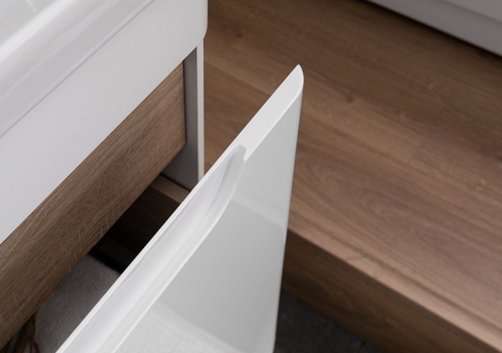 Приобрести aquanet тумба с раковиной софия 80 см, белая 00212587