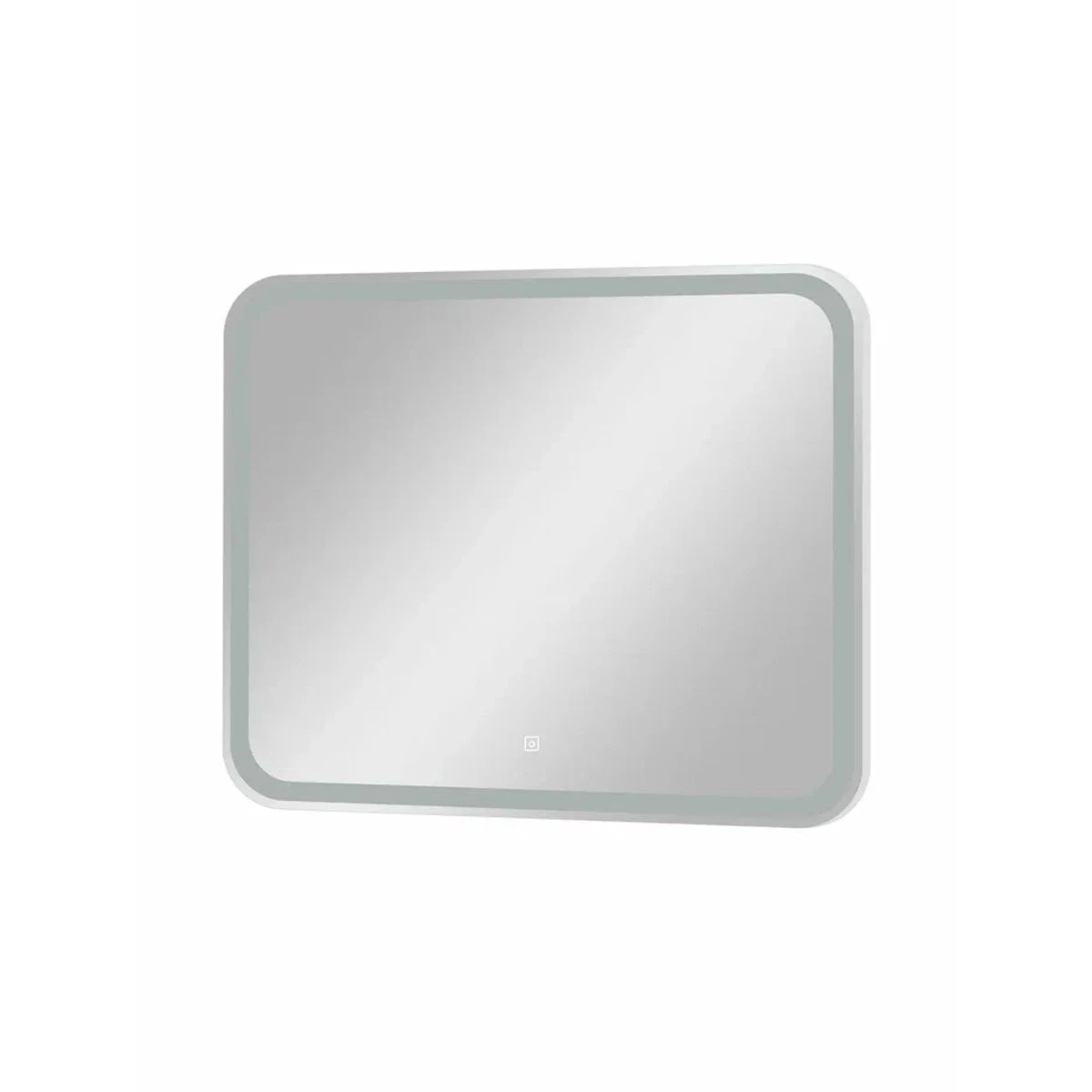 Приобрести continent зеркало с подсветкой russo 80х70 см, сенсорный включатель, белое