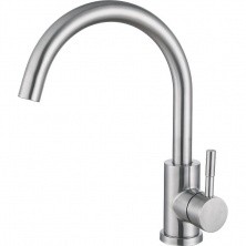 HAIBA Смеситель для кухни 244 мм, нержавеющая сталь HB-72304-3