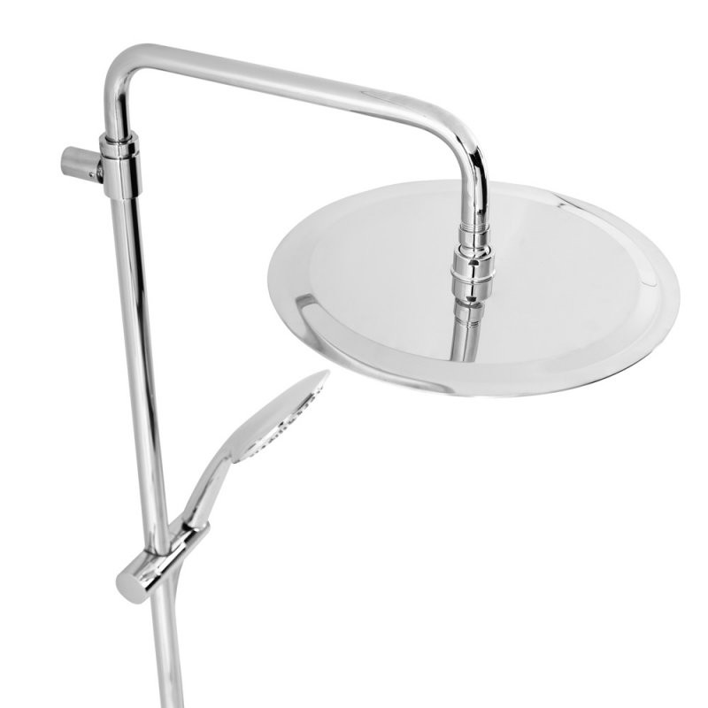 Приобрести cezares душевая система leaf, хром leaf-cvda-30