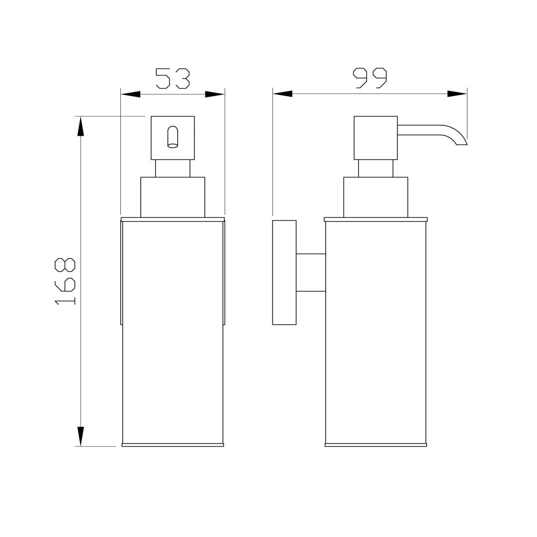 Приобрести дозатор мыла wonzon & woghand polo, брашированный никель (ww-8932-bn)