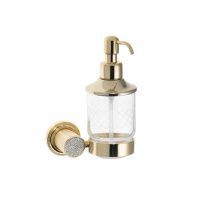 Boheme Дозатор жидкого мыла Royale Cristal, бронза\белый 10932-BR