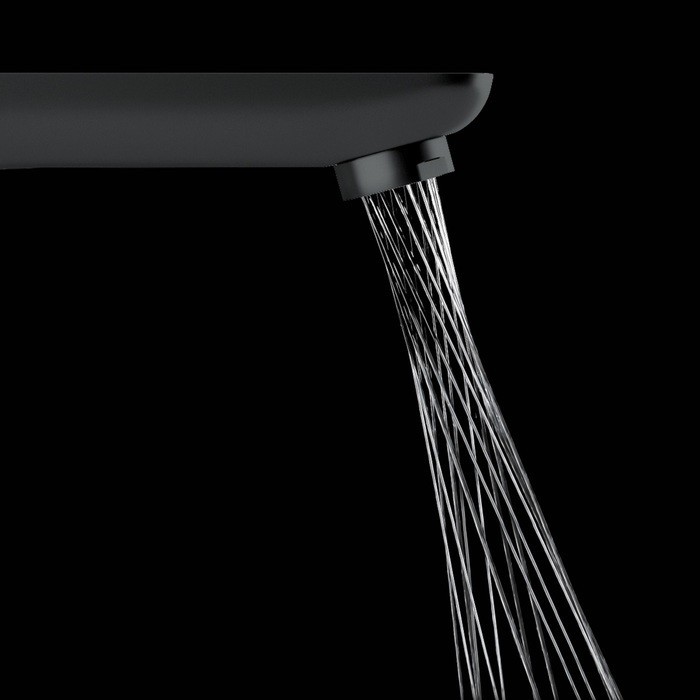 Приобрести iddis смеситель для раковины slide push control 182мм, черный матовый sliblbti01