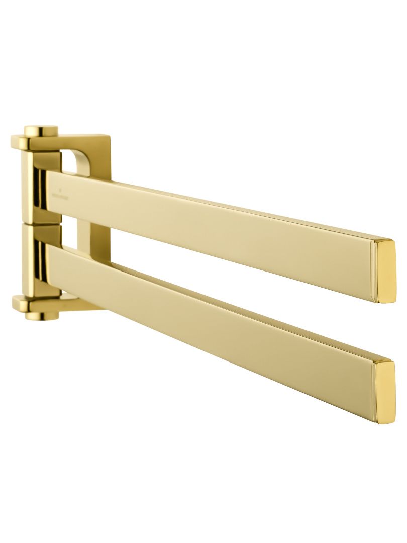 Приобрести полотенцедержатель поворотный wonzon & woghand eclipse, глянцевое золото (ww-9131-lg)