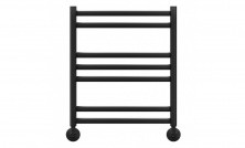 LEMARK Полотенцесушитель Atlantiss П7 500x600 мм водяной, черный LM32607RBL