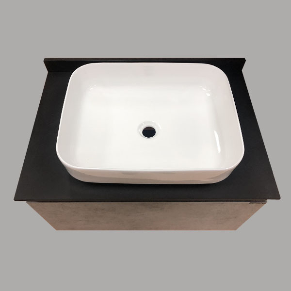 Приобрести сomforty тумба со столешницей и раковиной "эдинбург-75", светлый бетон