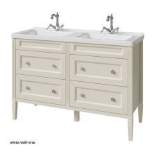 Caprigo Тумба с раковиной ALBION CONCEPT 125 см, белая