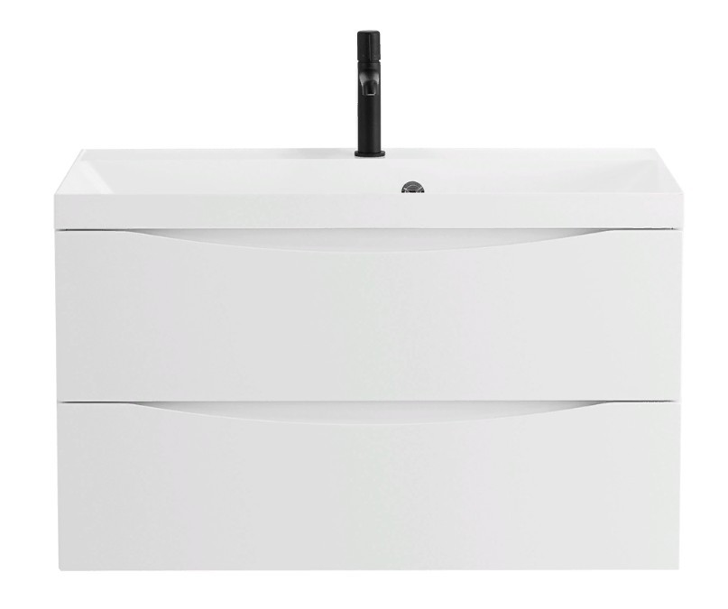 Приобрести тумба подвесная с раковиной belbagno marino-800-2c-so-bo-p 80 см, bianco opaco