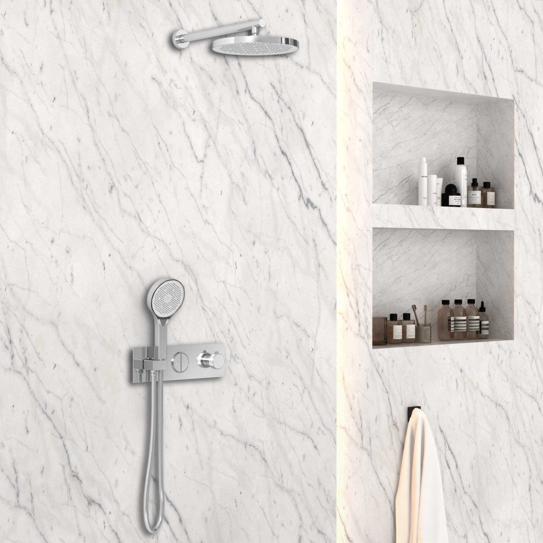 Приобрести vincea встраиваемая душевая система с термостатом, хром vsfw-422t2ch