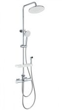 Душевая система с термостатом WONZON & WOGHAND Plate, Хром (WW-C3017-A1-CR)