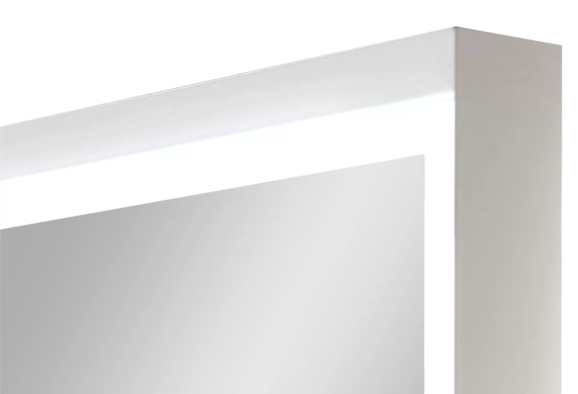 Приобрести continent зеркало с подсветкой stage white 100х70 см, белый