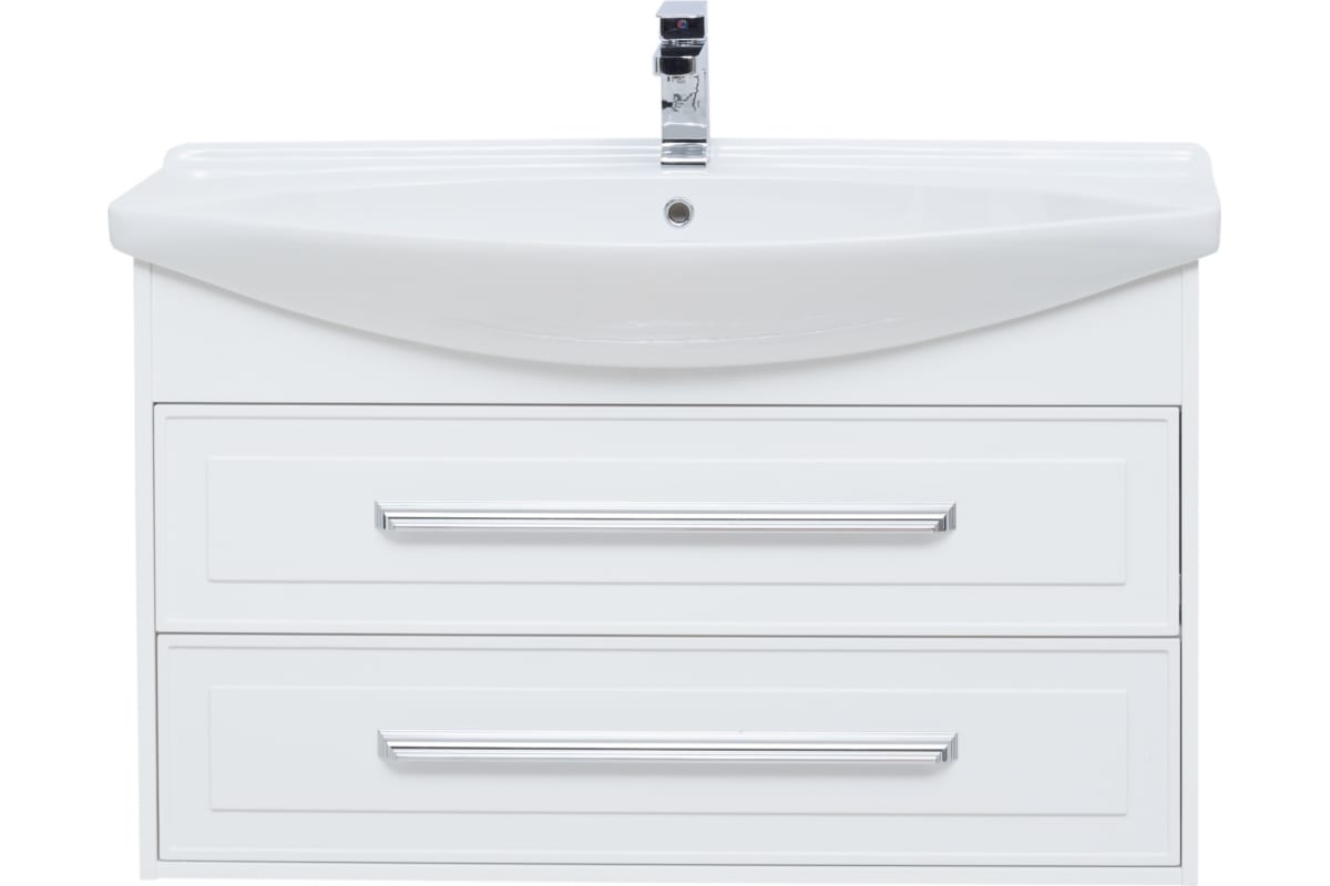 Приобрести aquanet тумба с раковиной остин 105 см, белая (под раковину стиль)