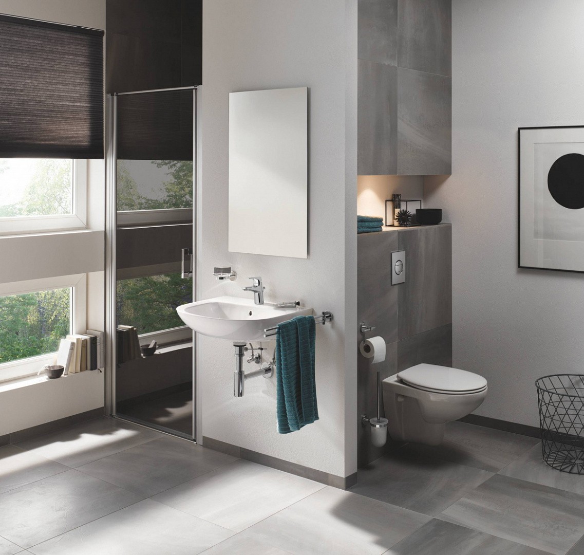 Приобрести grohe раковина bau ceramic 60см, белая альпин 39421000