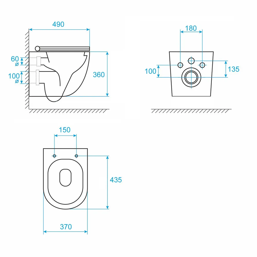 Приобрести grossman унитаз подвесной безободковый tornado с сиденьем дюропласт, микролифт, белый gr-4455sq 