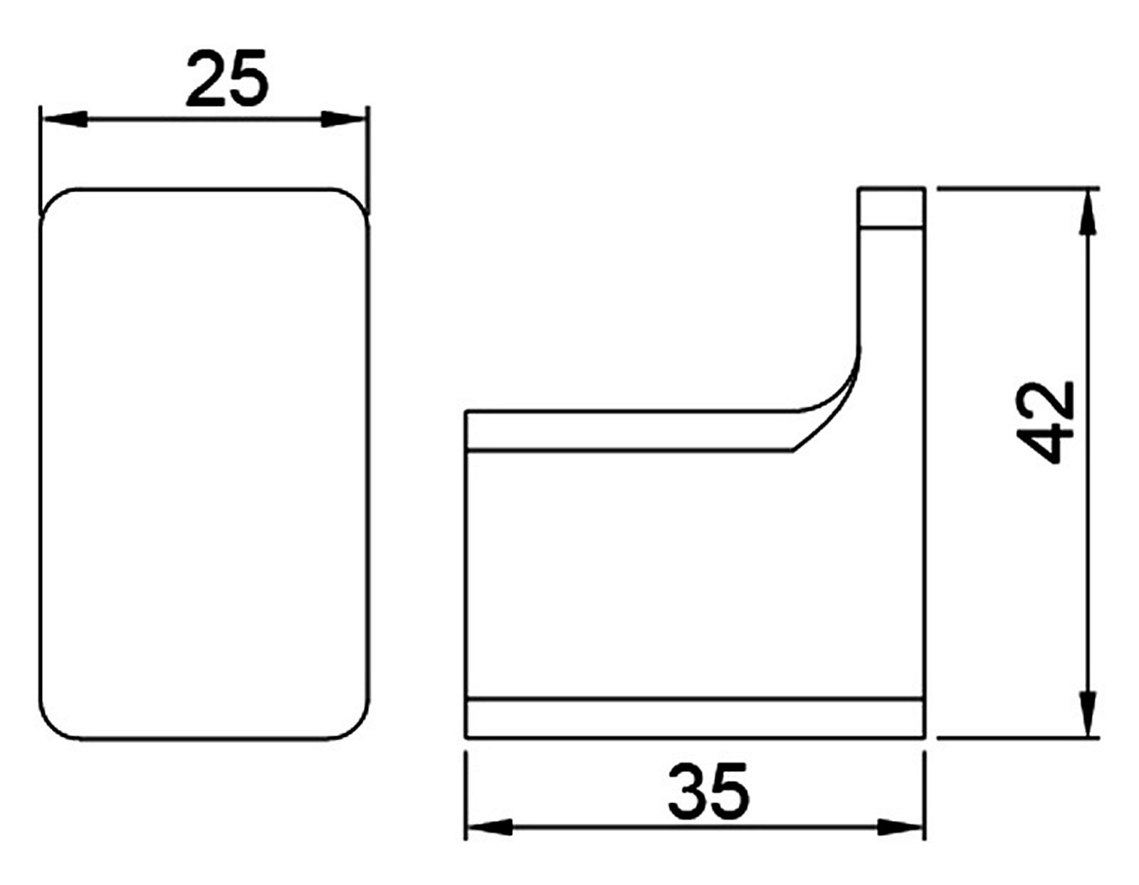 Приобрести крючок timo selene 14011/03 черный