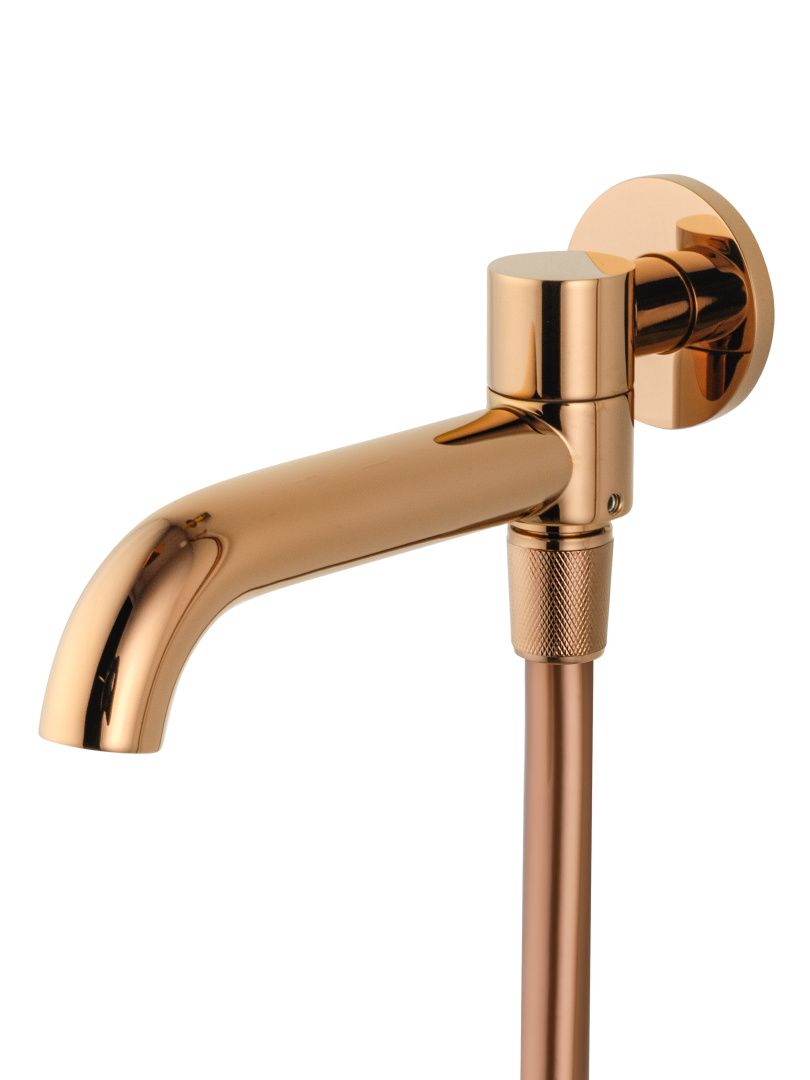 Приобрести душевая система с термостатом встраиваемая wonzon & woghand stick, розовое золото (ww-88929010-rg)