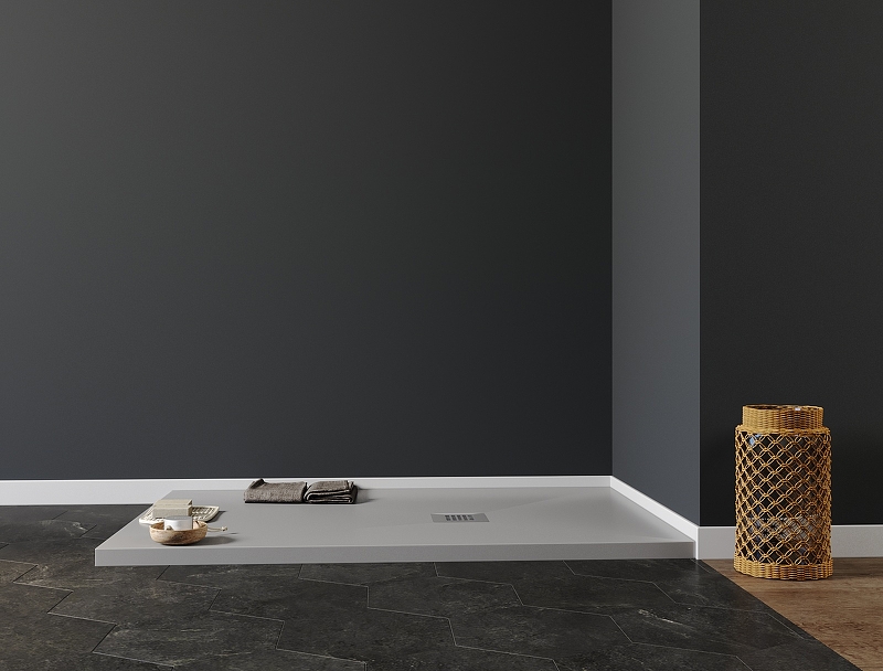 Приобрести aquanet душевой поддон pleasure 120х80 см, серый