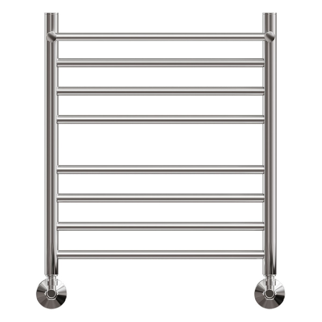 Приобрести полотенцесушитель водяной point 500х600 аврора премиум п7 с полкой, хром pn10156sp