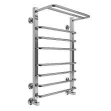 Terminus Полотенцесушитель Арктур П8 50х80 см, с полкой, водяной, хром