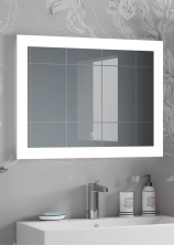 Continent Зеркало с подсветкой Relax 80х60 см, белое