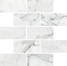 Мозаика Kerranova Marble Trend 307x307 мм, MR, Carrara, светло серый 