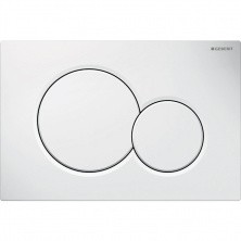 Смывная клавиша Sigma 01, двойной смыв, белая 115.770.11.5