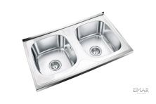 Emar Кухонная мойка 80х50 см, хром EMAR 8050В