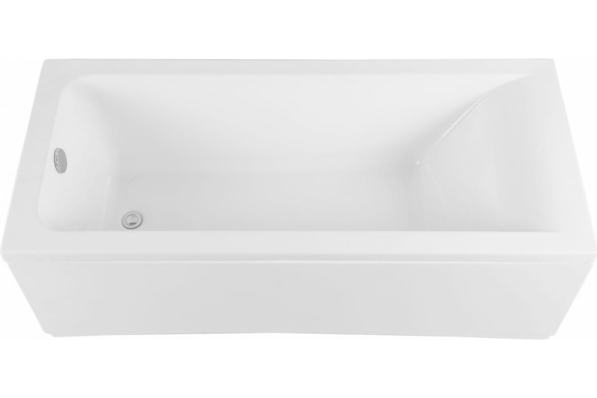 Приобрести aquanet акриловая ванна bright 170x75 см, белая