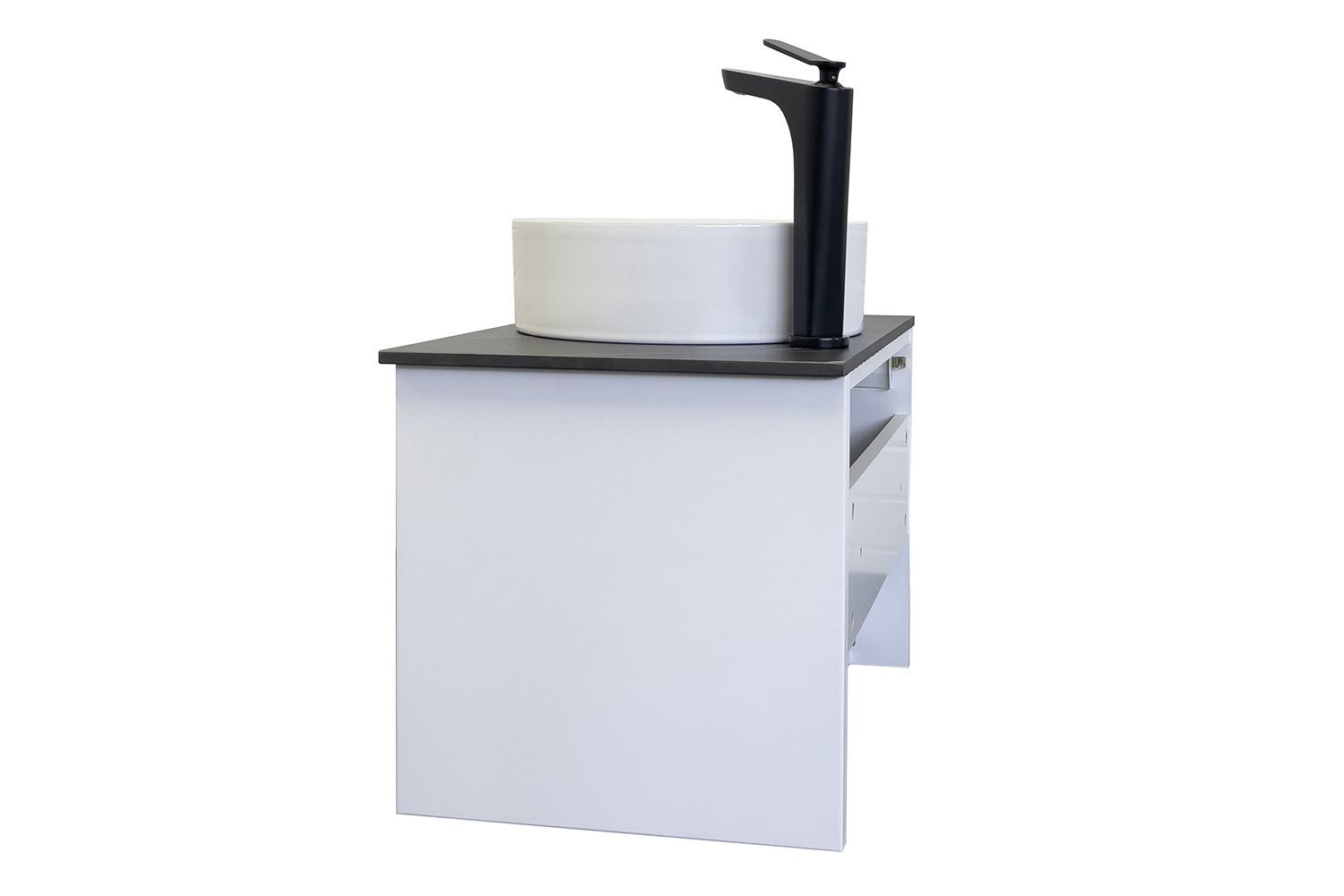 Приобрести сomforty тумба со столешницей и раковиной марсель-60 белая матовая