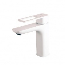 IDDIS Смеситель для раковины Slide 159мм, белый SLIWT00i01