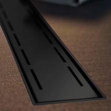 Veconi Душевой трап Line Black 85 см, черный V850LB