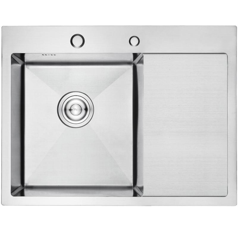 Приобрести gerhans кухонная мойка 58х48 см, левосторонняя, сатин
