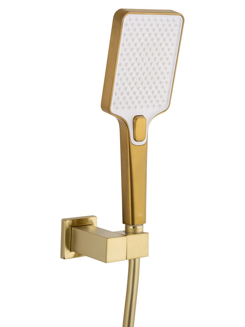 Приобрести смеситель для душа wonzon & woghand cube 2.0, брашированное золото (ww-88048068-bg)
