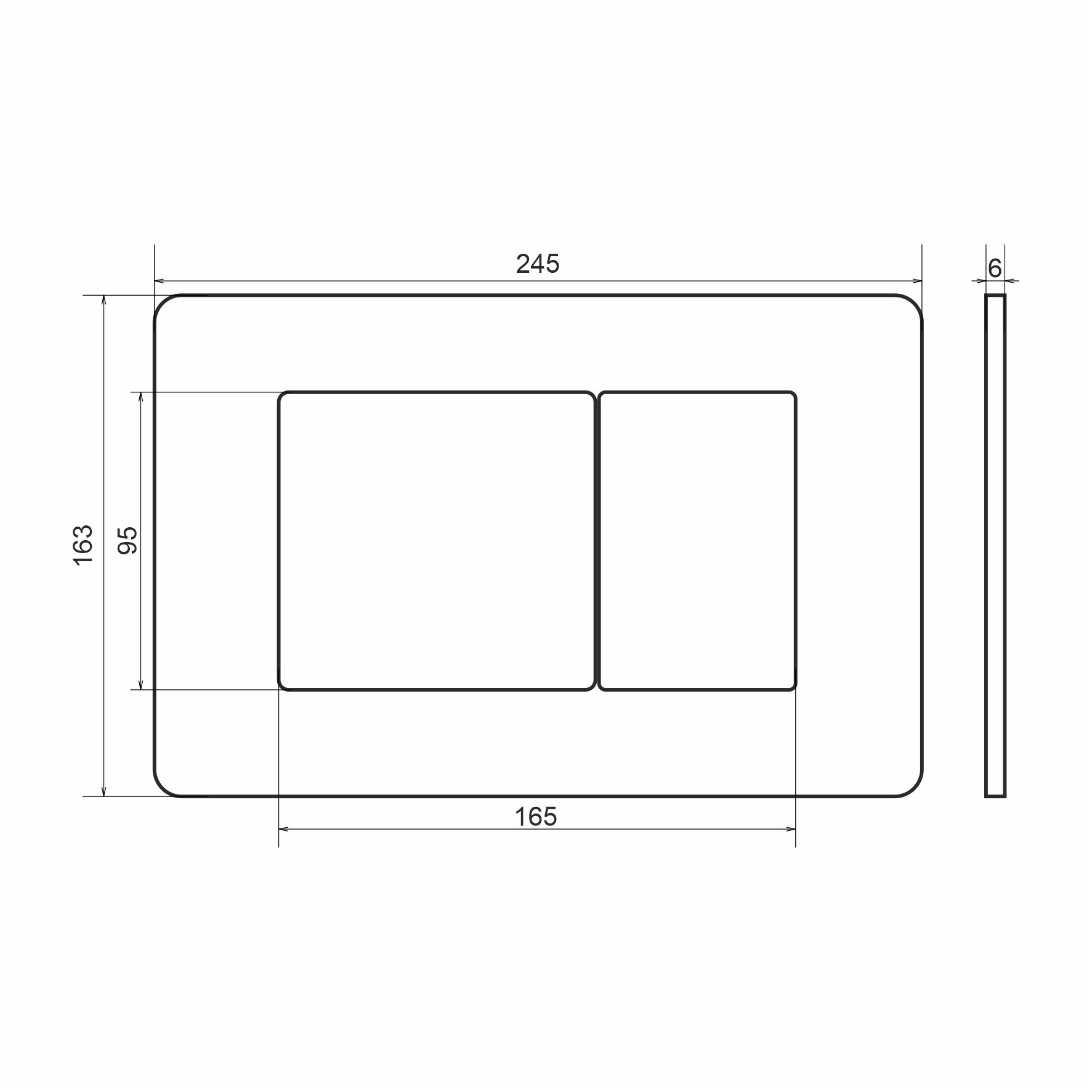 Приобрести sole клавиша слива для инсталляции s0423 brushed metal, металл ут000084848