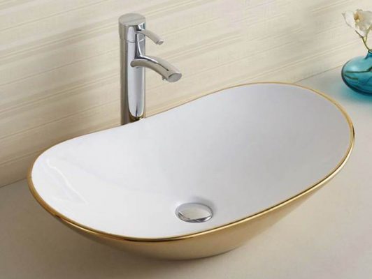 Приобрести раковина накладная ceramalux 61 см nc 7811ajw