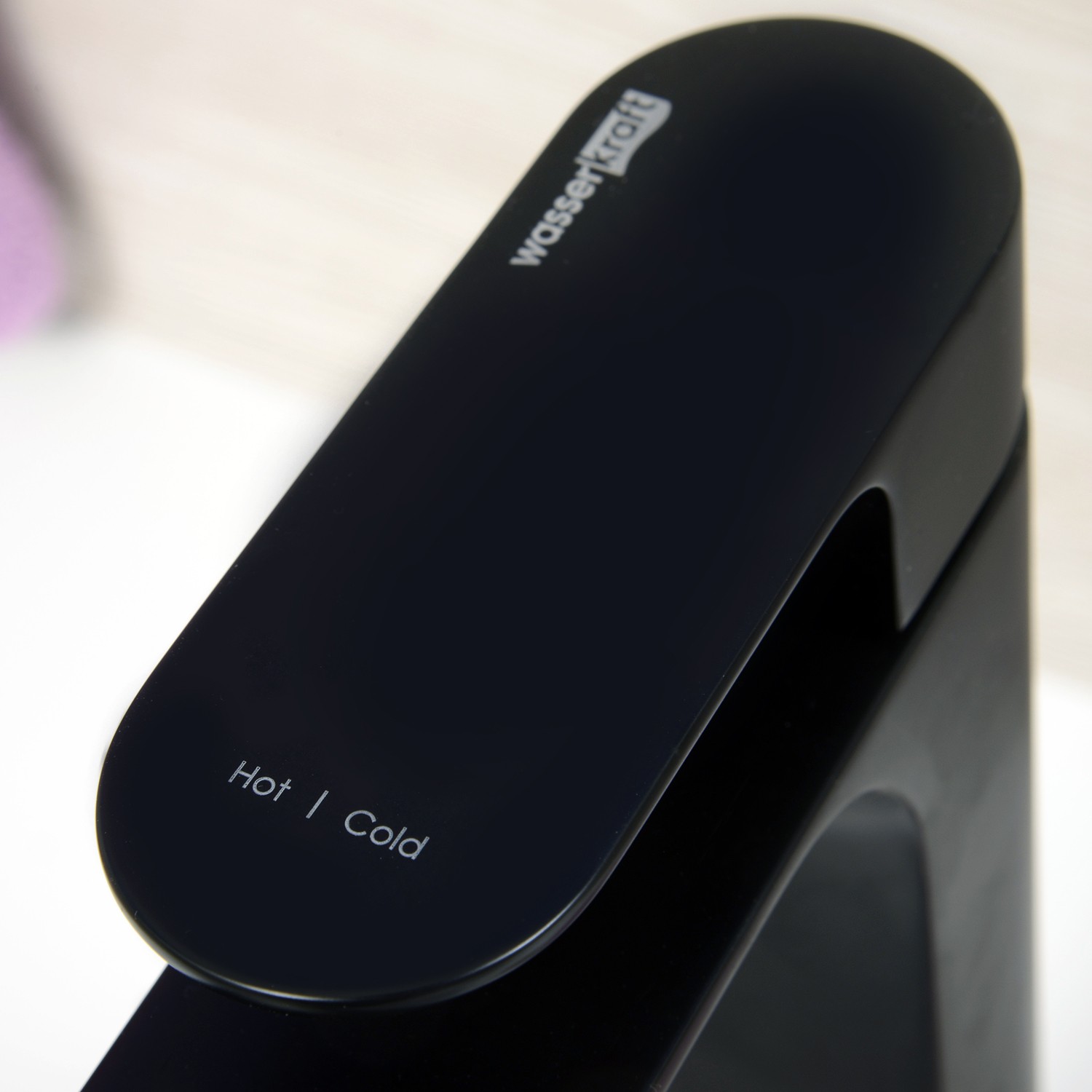 Приобрести wasserkraft смеситель для раковины elbe, 7403h, матовый чёрный